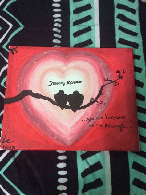 cute painting ideas for him